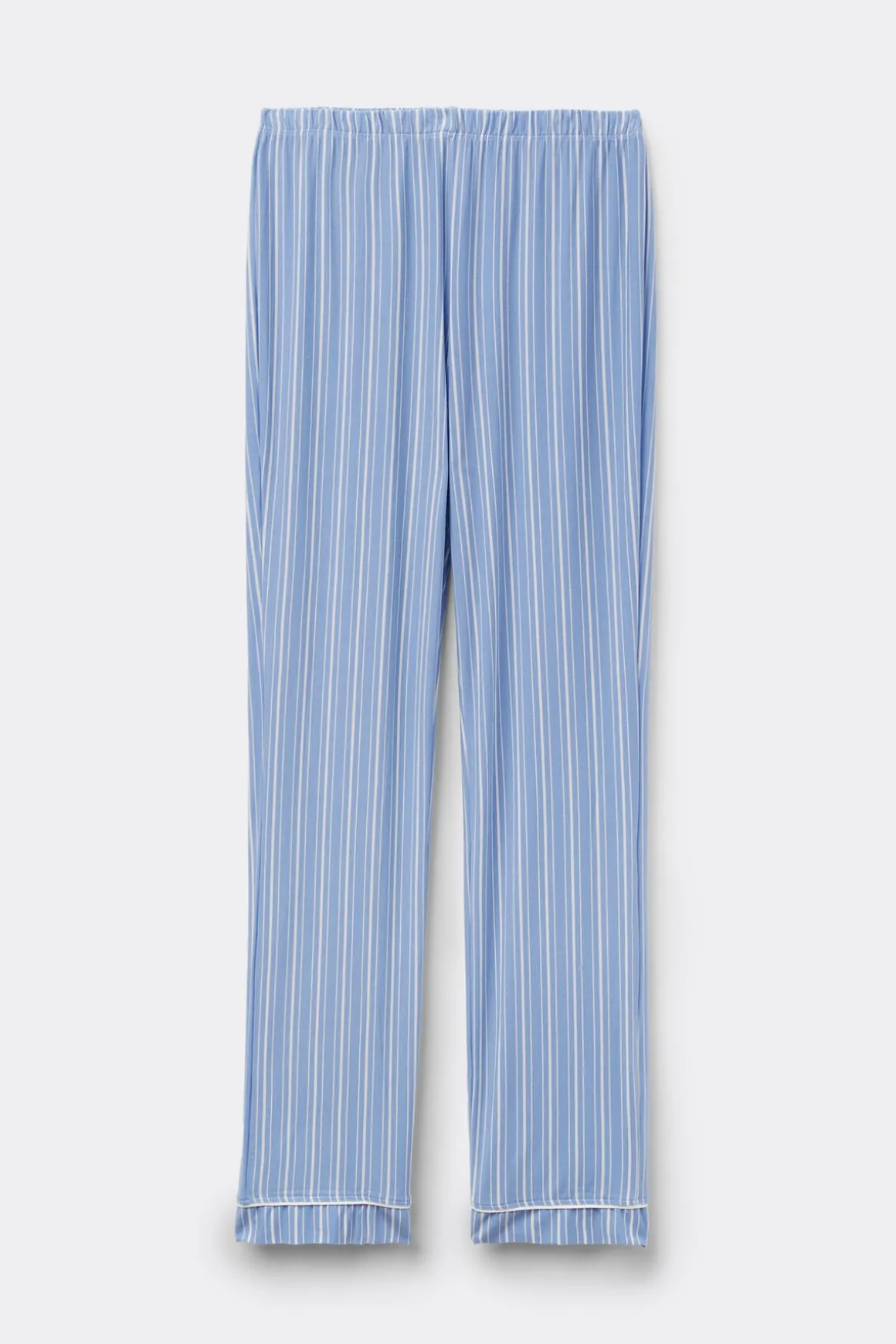 Bas de pyjama droit en modal Oxford Stripes