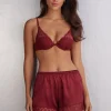 Bas de pyjama en soie et dentelle SHE IS A CLASSIC