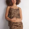 Bas de pyjama en viscose imprimÉ animalier ALWAYS GLAMOROUS