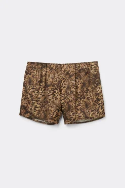 Bas de pyjama en viscose imprimÉ animalier ALWAYS GLAMOROUS