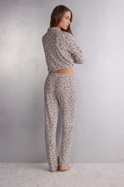 Bas de pyjama long en modal Floral Romance