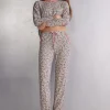 Bas de pyjama long en modal avec chevilles resserrÉes FLORAL ROMANCE