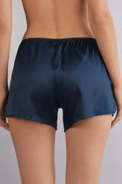 Bas de pyjama short en soie