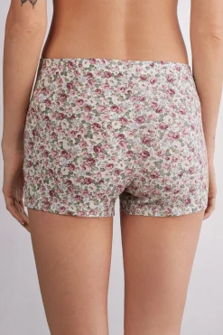 Bas de pyjama shorty en modal FLORAL ROMANCE