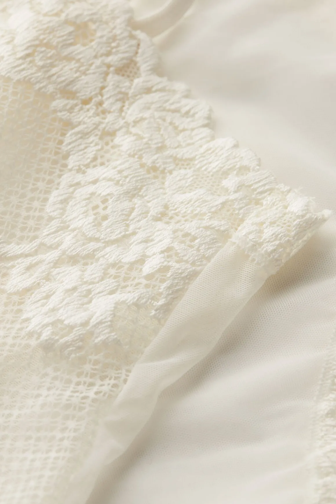 Body en tulle et dentelle PRETTY FLOWERS