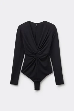 Body manches longues en modal LUXURIOUS LEOPARD
