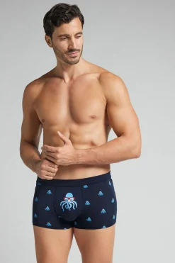 Boxer en coton Natural Fresh imprimÉ poulpe