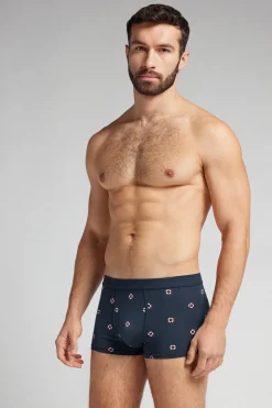 Boxer en coton Natural Fresh imprimÉ bouÉe de sauvetage