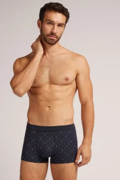 Boxer en coton Superior imprimÉ micro fleurs