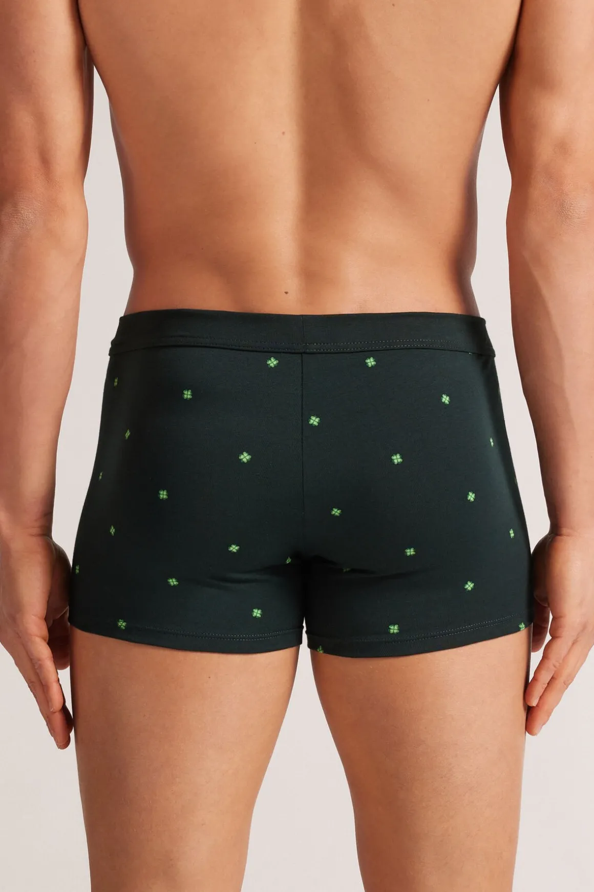Boxer en coton Superior imprimÉ trèfles à quatre feuilles