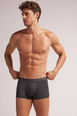 Boxer homme en microfibre avec logo