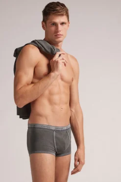 Boxer Washed Collection en Coton Superior Extensible