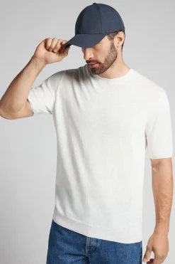 Casquette en toile de lin et coton