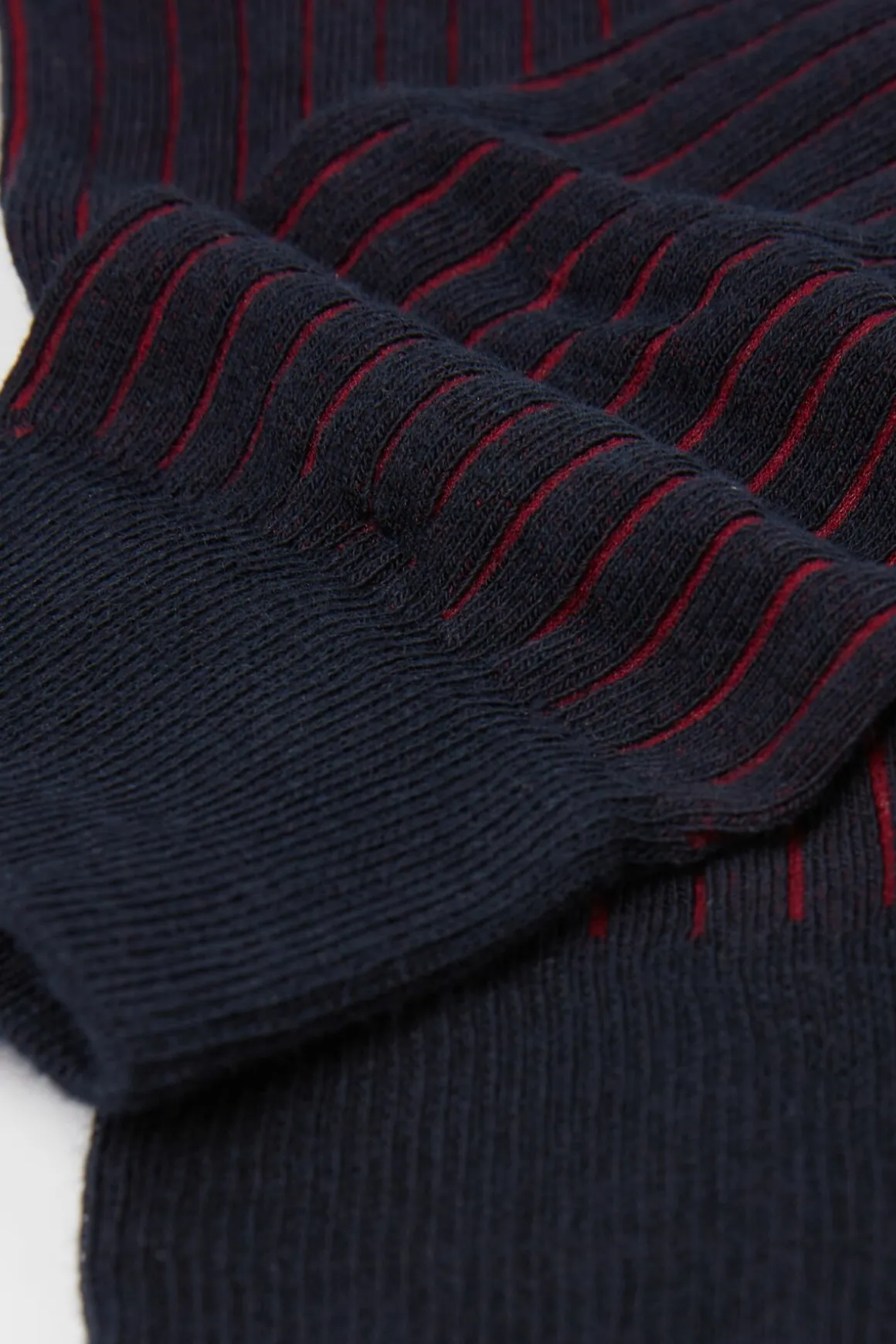 Chaussettes courtes en coton doux à bords-côtes