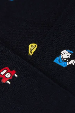 Chaussettes hautes en coton doux Hasbro Monopoly