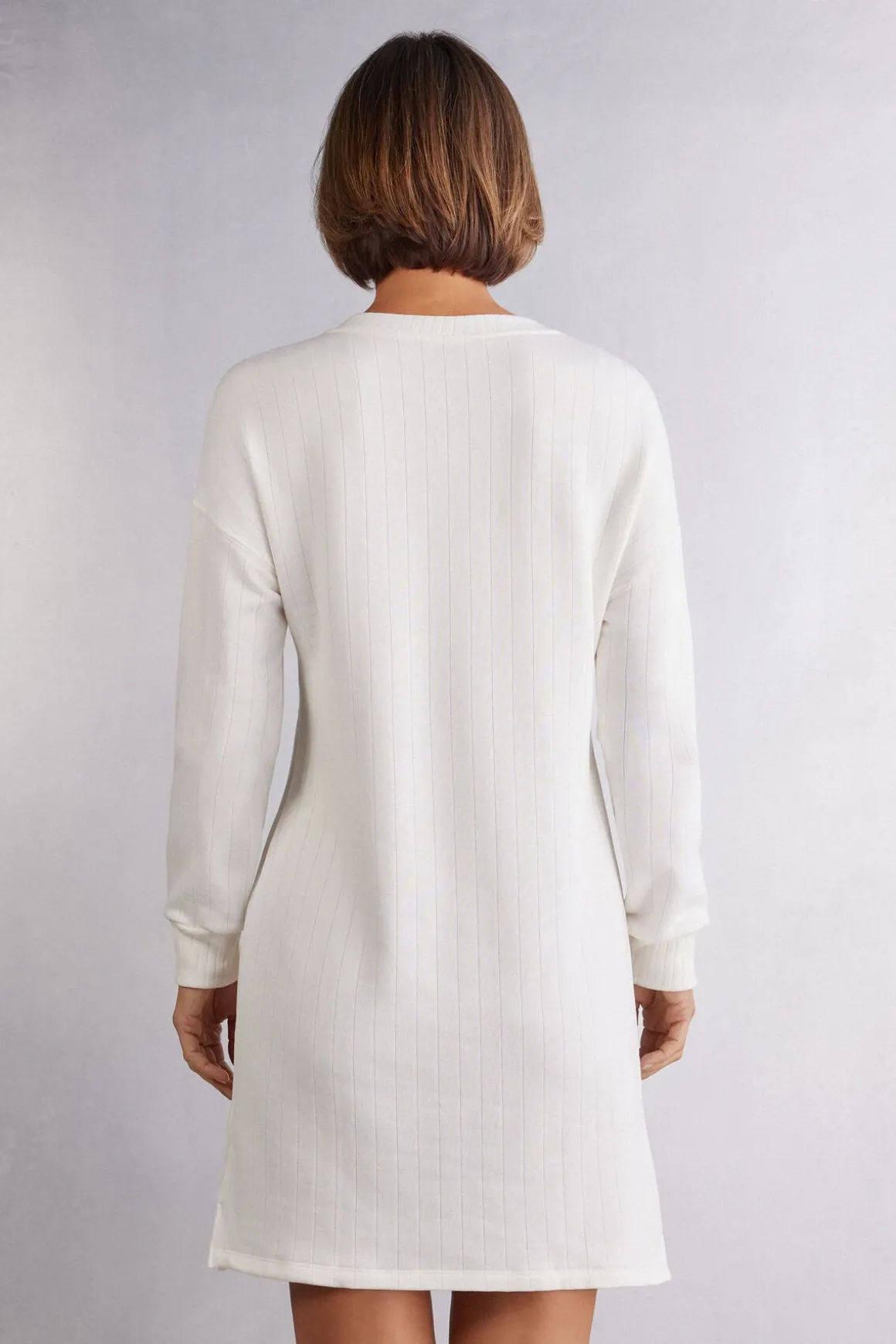 Chemise de nuit à col en V ROYAL ELEGANCE