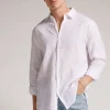 Chemise en lin et coton