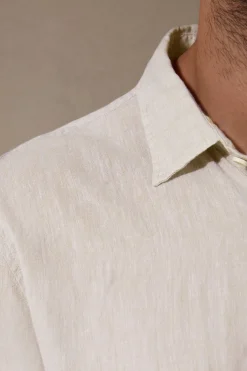 Chemise en lin et coton