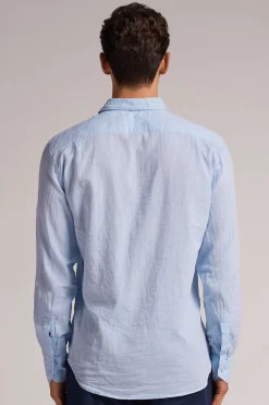 Chemise en lin et coton