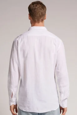 Chemise en lin et coton