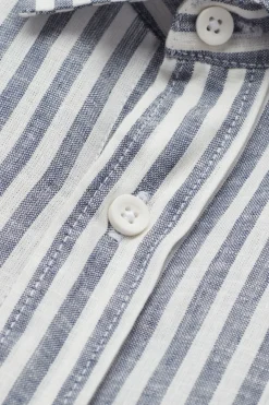 Chemise en lin et coton