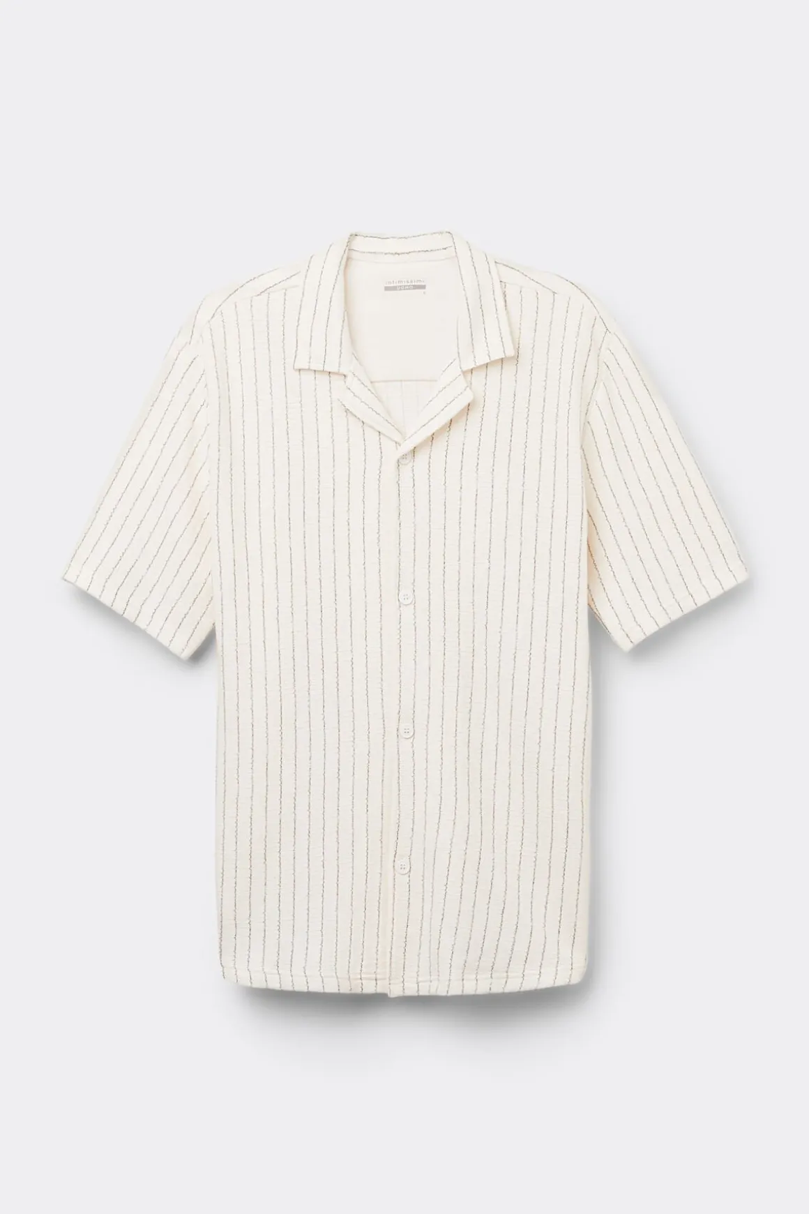 Chemise Manches Courtes Bowling à Rayures