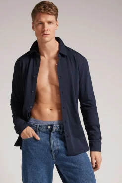 Chemise manches longues en coton flammÉ