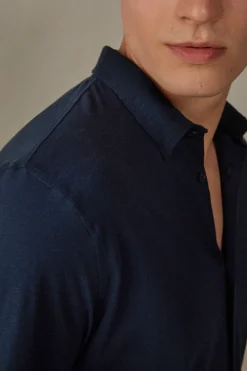 Chemise manches longues en coton flammÉ
