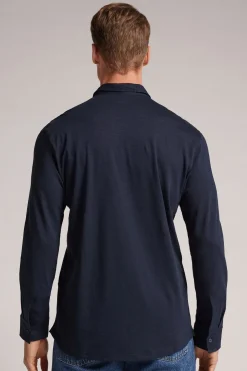 Chemise manches longues en coton flammÉ