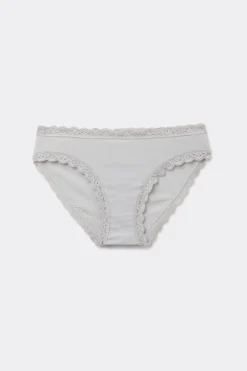 Culotte en coton et dentelle