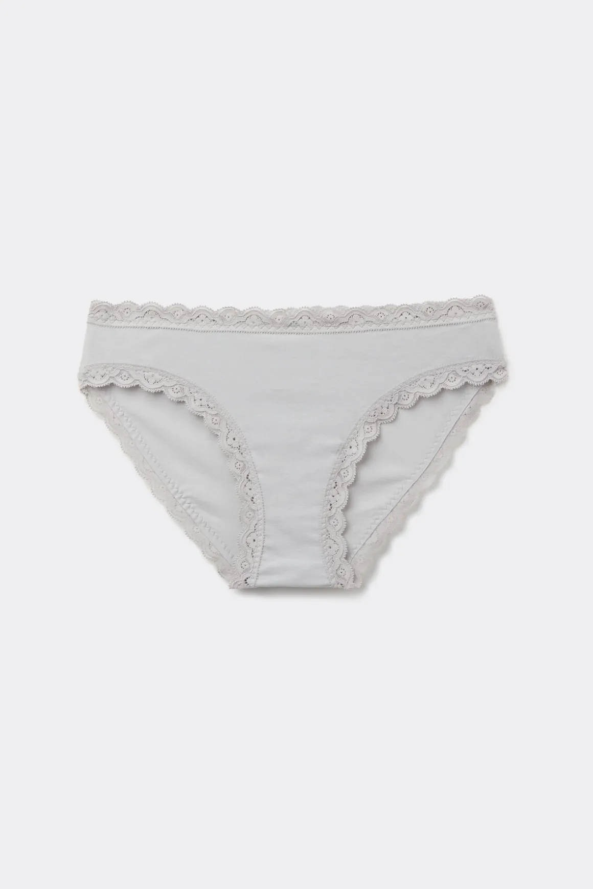 Culotte en coton et dentelle