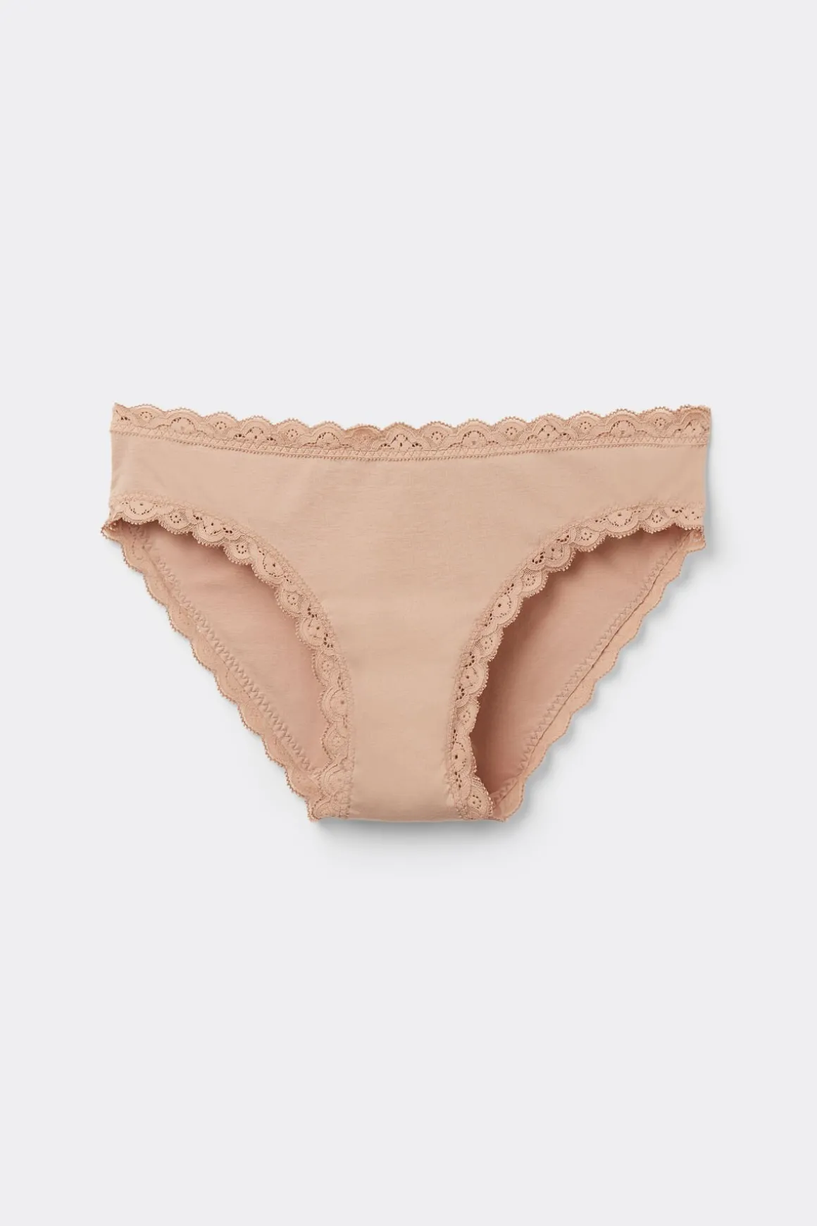 Culotte en coton et dentelle