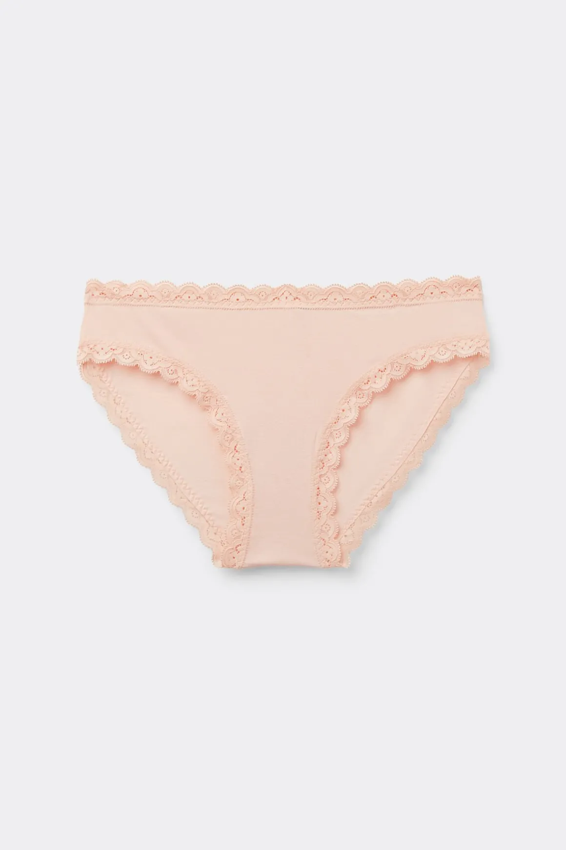 Culotte en coton et dentelle
