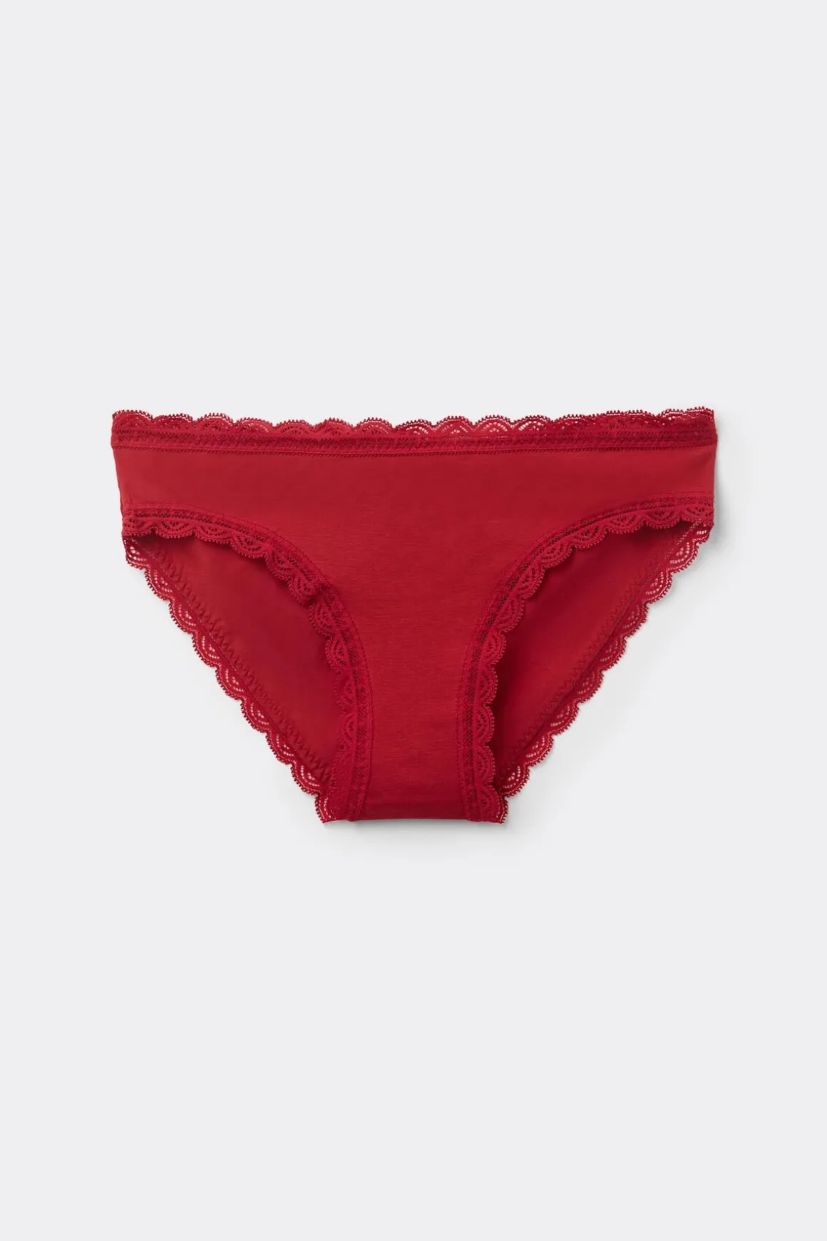 Culotte en coton et dentelle