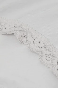 Culotte en coton et dentelle