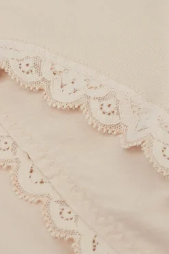 Culotte en coton et dentelle