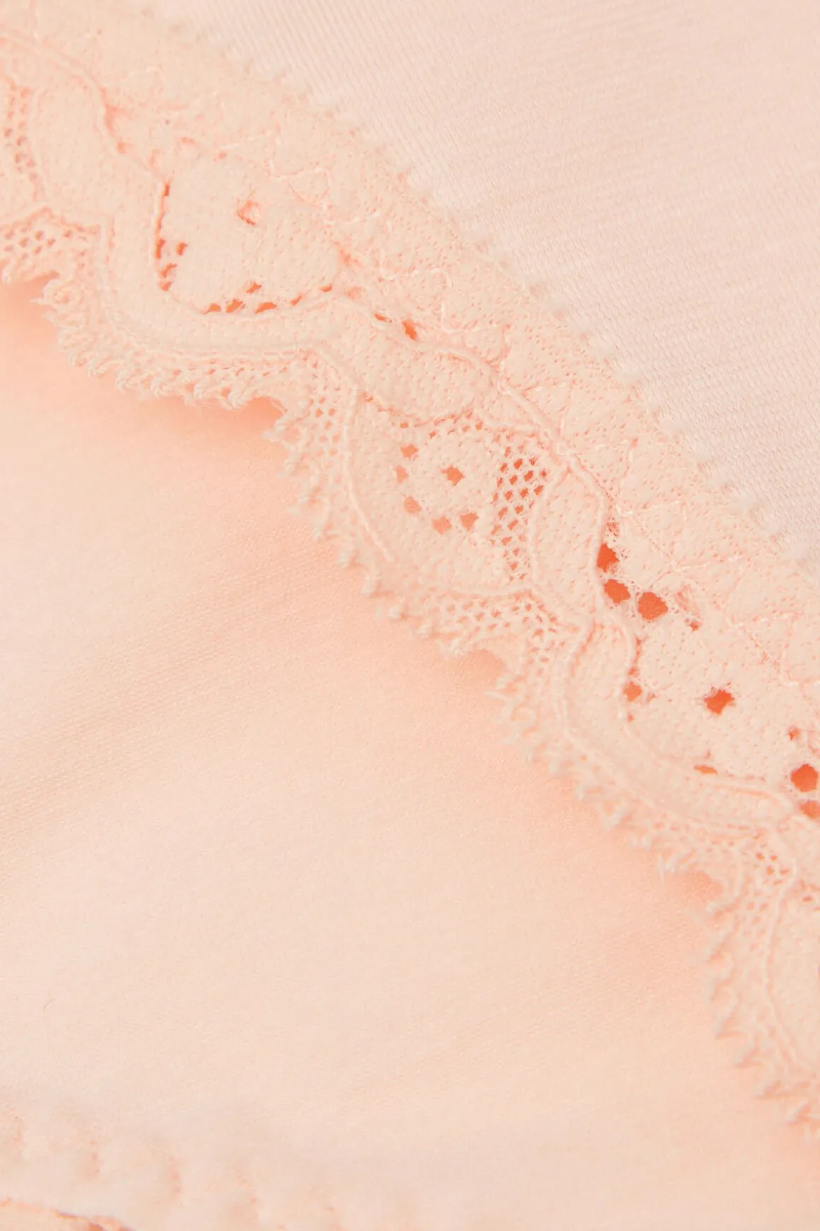 Culotte en coton et dentelle