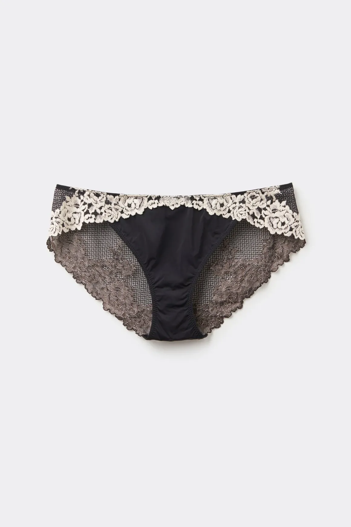 Culotte femme en dentelle florale