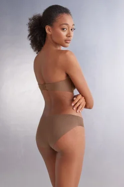Culotte femme sans coutures en microfibre