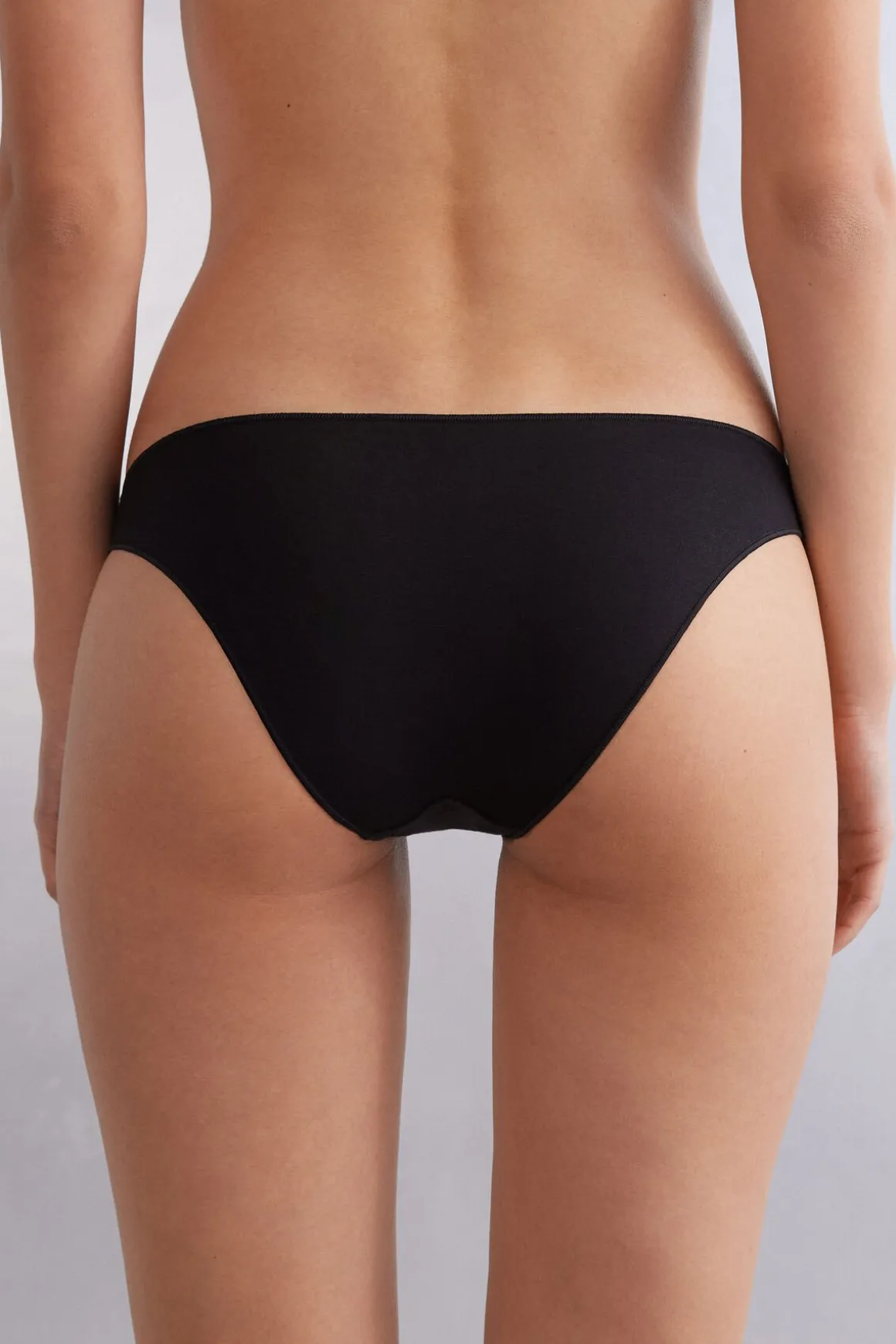 Culotte Taille Basse en Coton