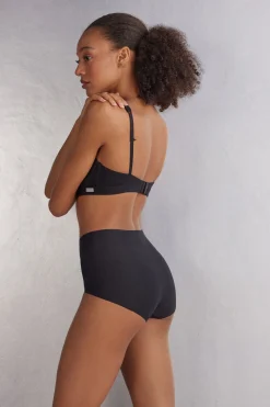 Culotte taille haute en cotton light shaping