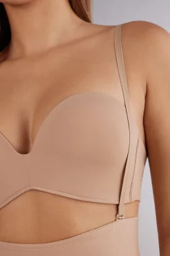 Culotte taille haute modelante en microfibre sans couture