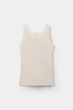 DÉbardeur à col rond en coton sans couture