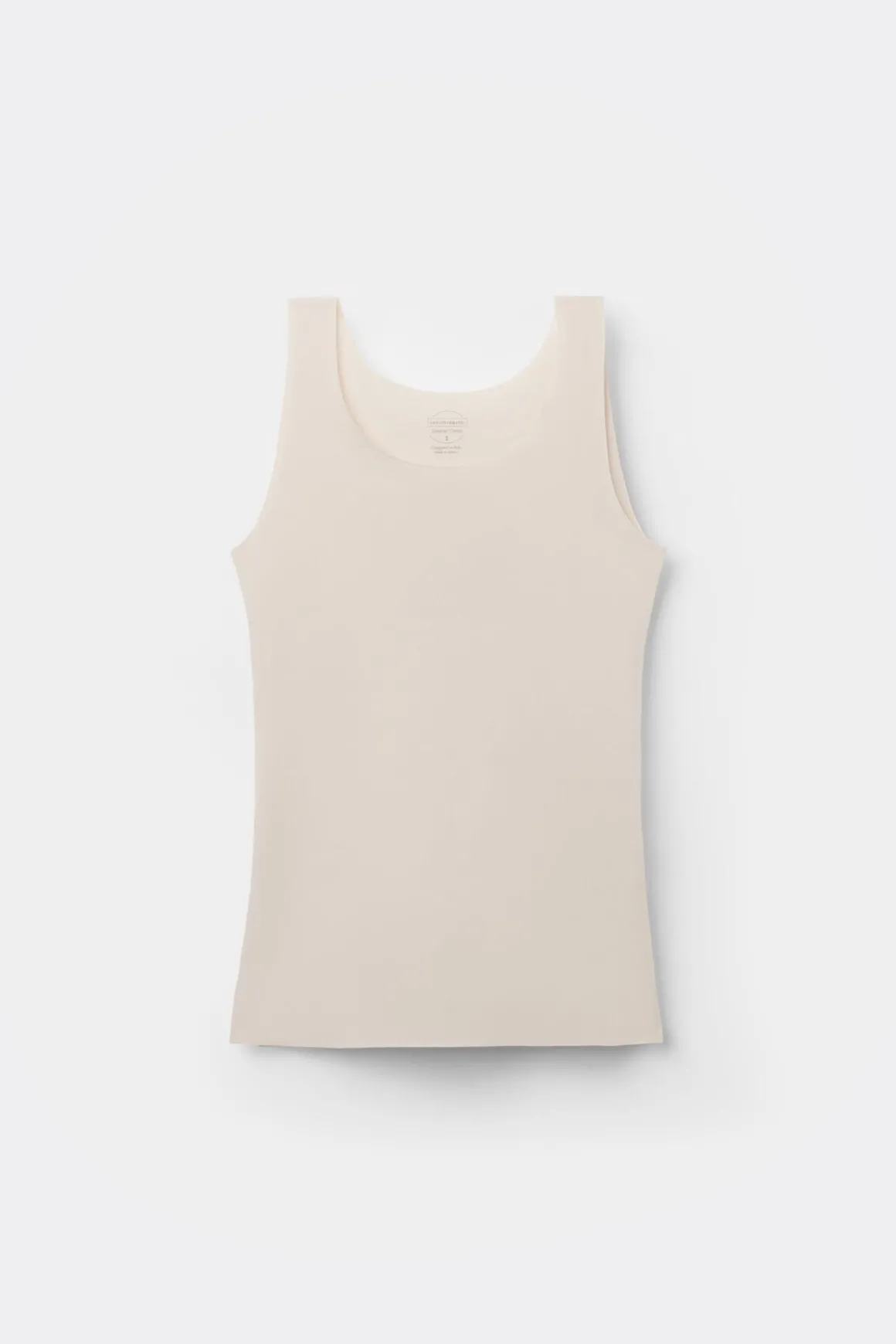 DÉbardeur à col rond en coton sans couture