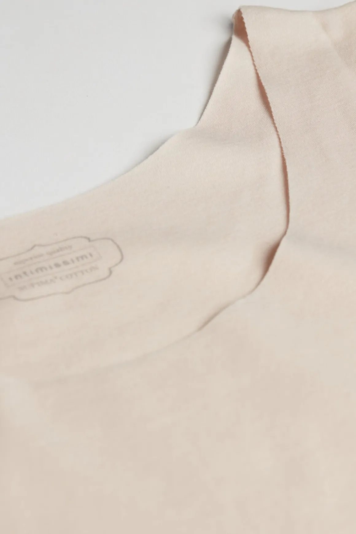 DÉbardeur à col rond en coton sans couture