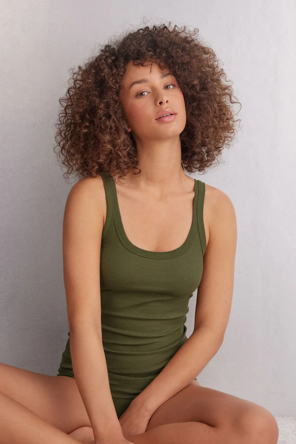 DÉbardeur femme en coton dos nageur