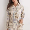 Haut de pyjama en lin et coton ITALIAN RIVIERA