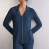 Haut de pyjama manches longues en modal