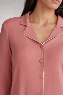 Haut de pyjama manches longues en modal