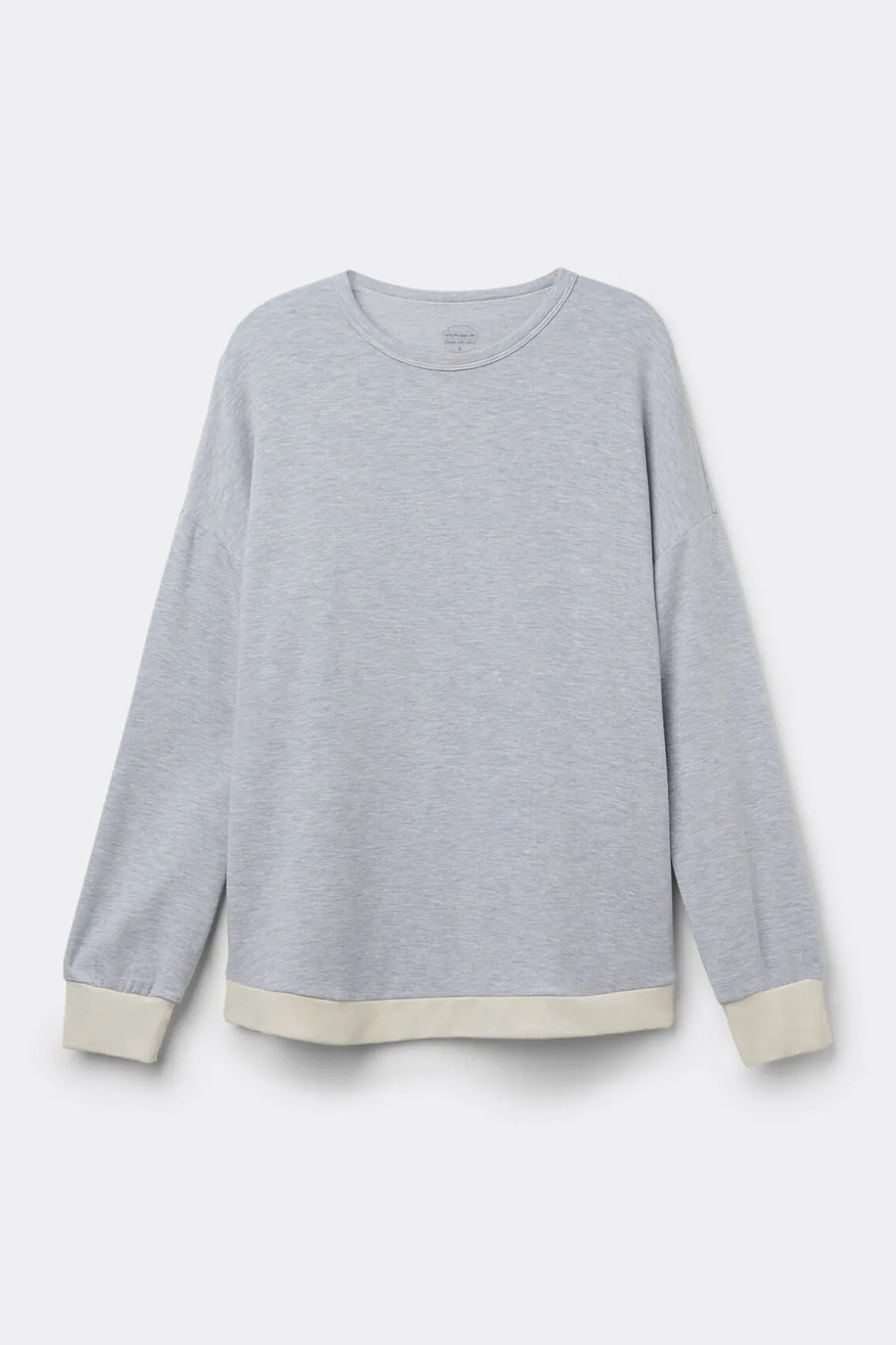 Haut de pyjama manches longues en modal avec laine COLD WINTER NIGHT